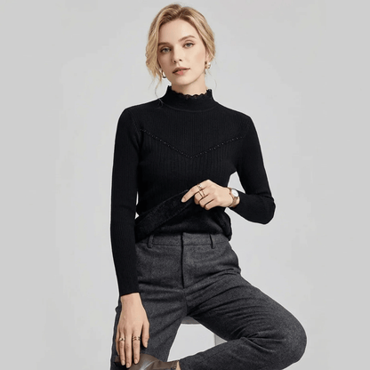 Suéter Feminino Peluciada Gola Clarice