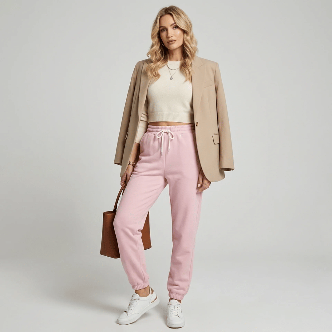 Calça Feminina de Moletom Peluciada