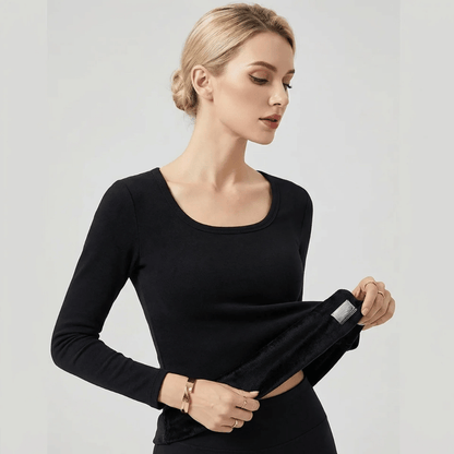 Blusa Feminina de Manga Longa Térmica
