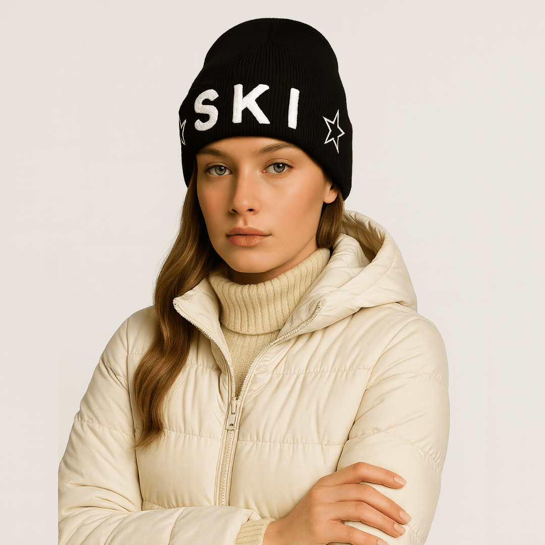Touca de Lã Feminina Ski